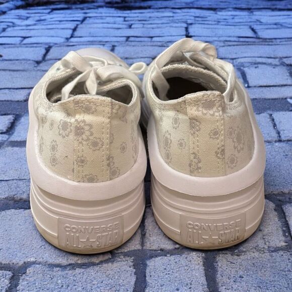 CONVERSE CHUCK TAYLOR ALL STAR LIFT PLATFORM VINTAGE WHITE SZ 9 - Picture 3 of 6